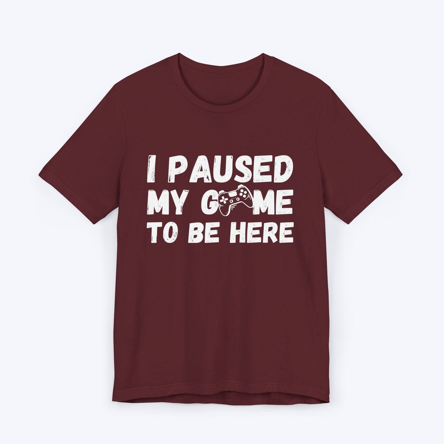 T-Shirt Maroon / S Press Play to Escape T-shirt