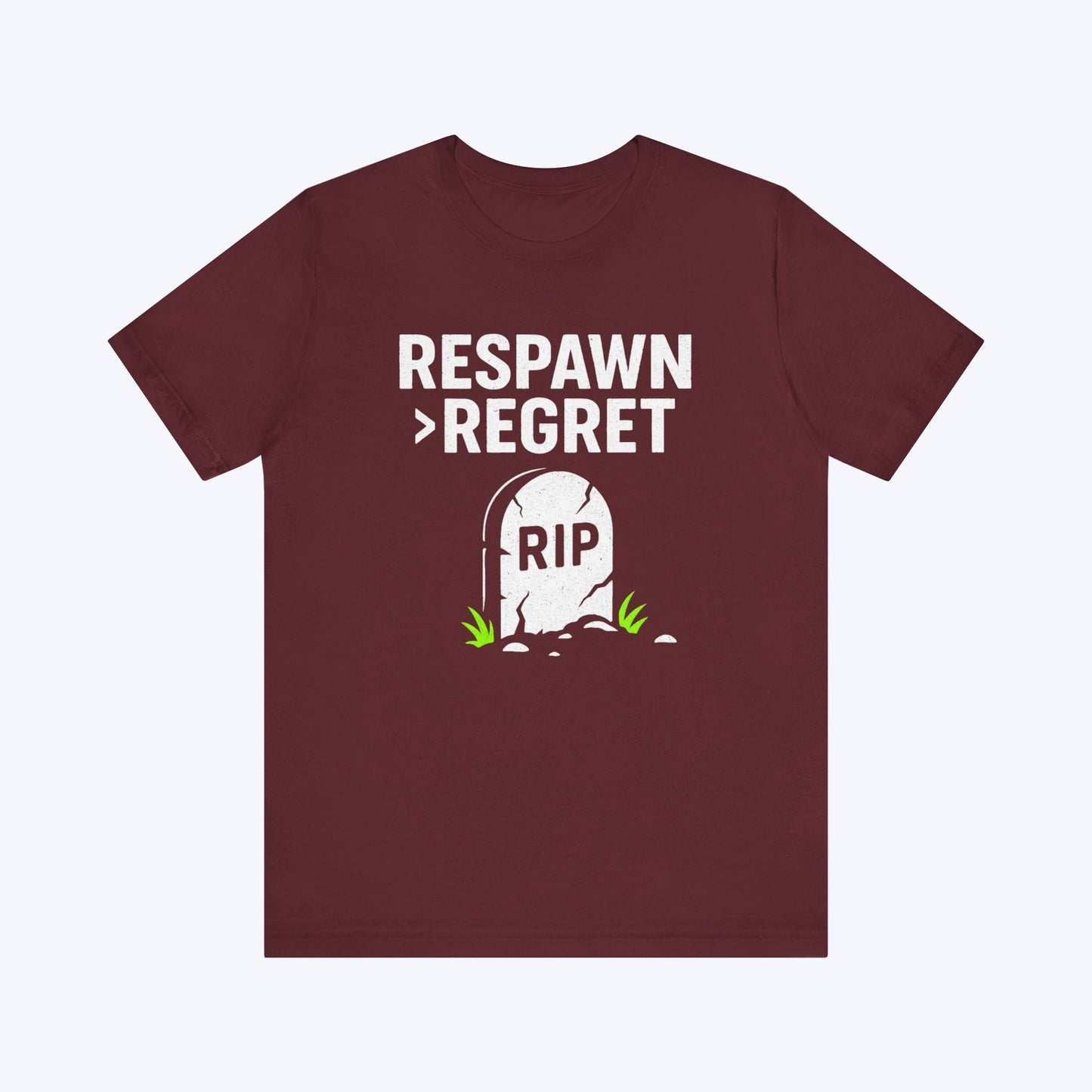 T-Shirt Maroon / S Respawn > Regret T-shirt