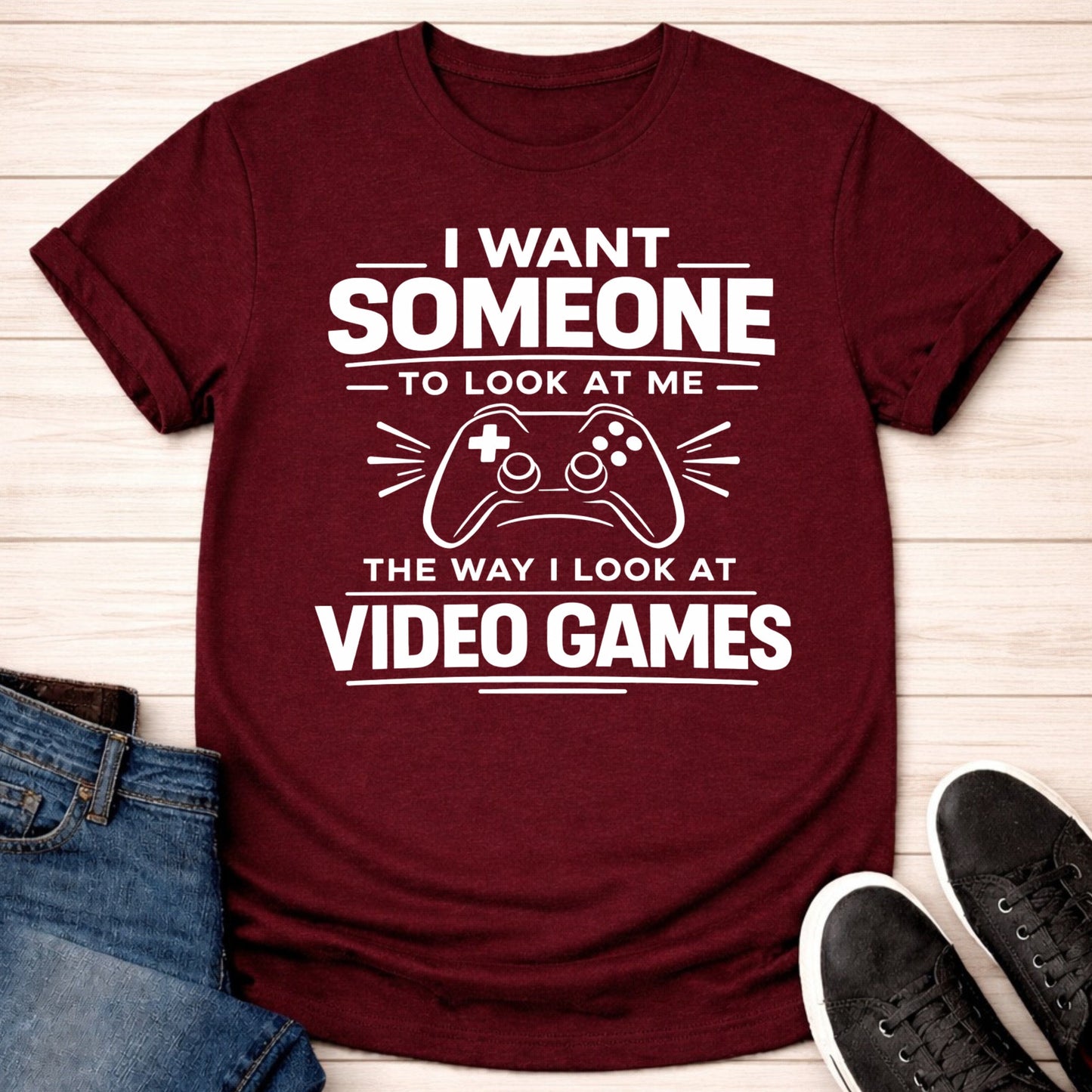T-Shirt Maroon / S Romantic Gamer T-shirt