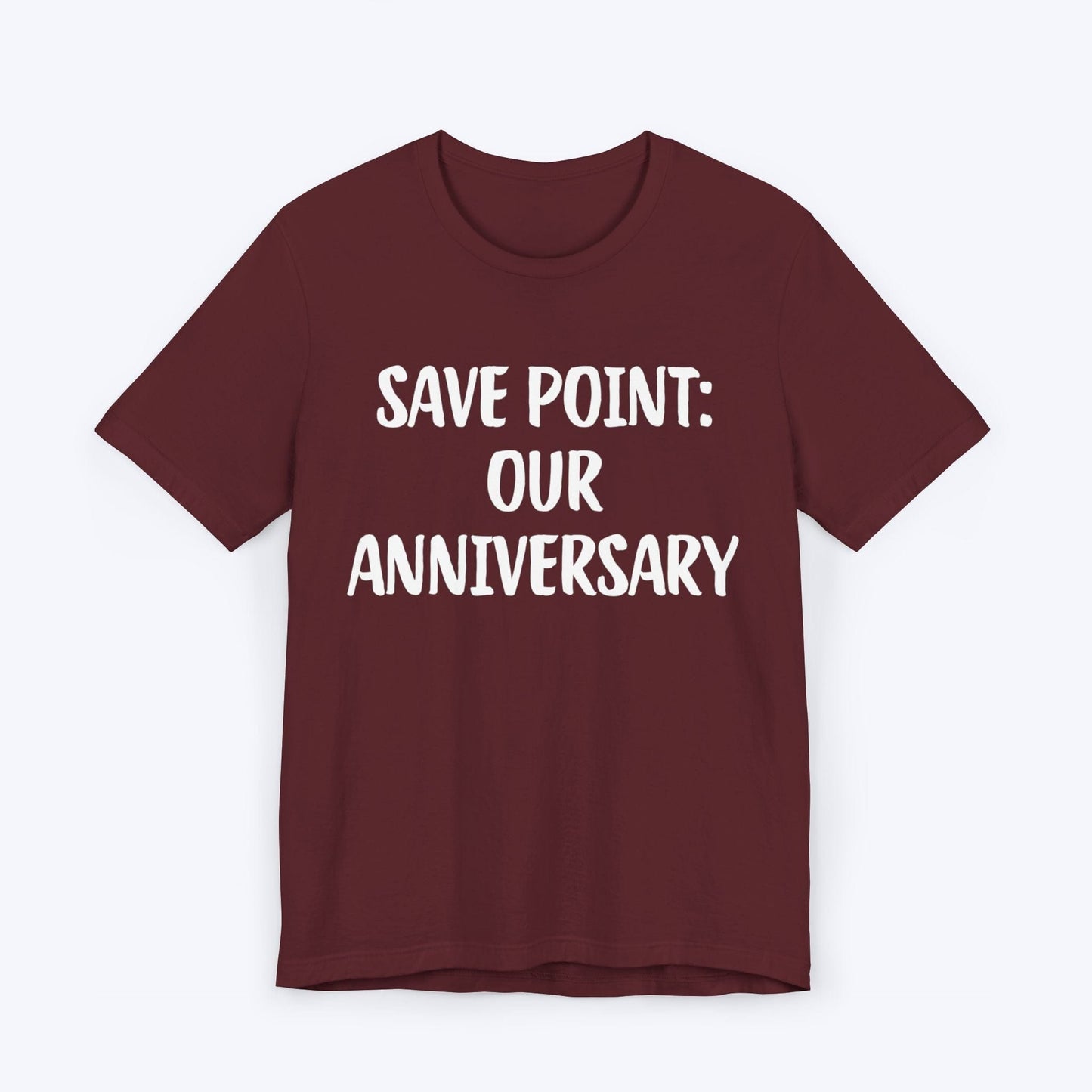 T-Shirt Maroon / S Save Point: Our Anniversary T-shirt