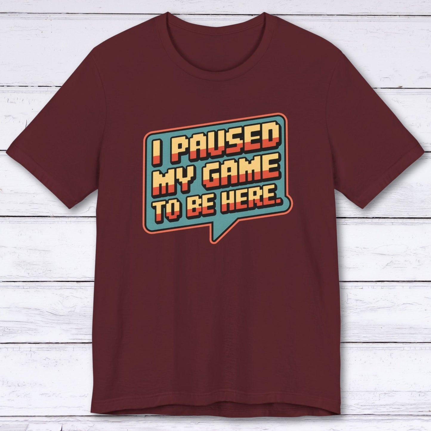 T-Shirt Maroon / S Save Point Reached T-shirt