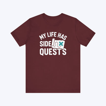 T-Shirt Maroon / S Side Quest Master T-shirt