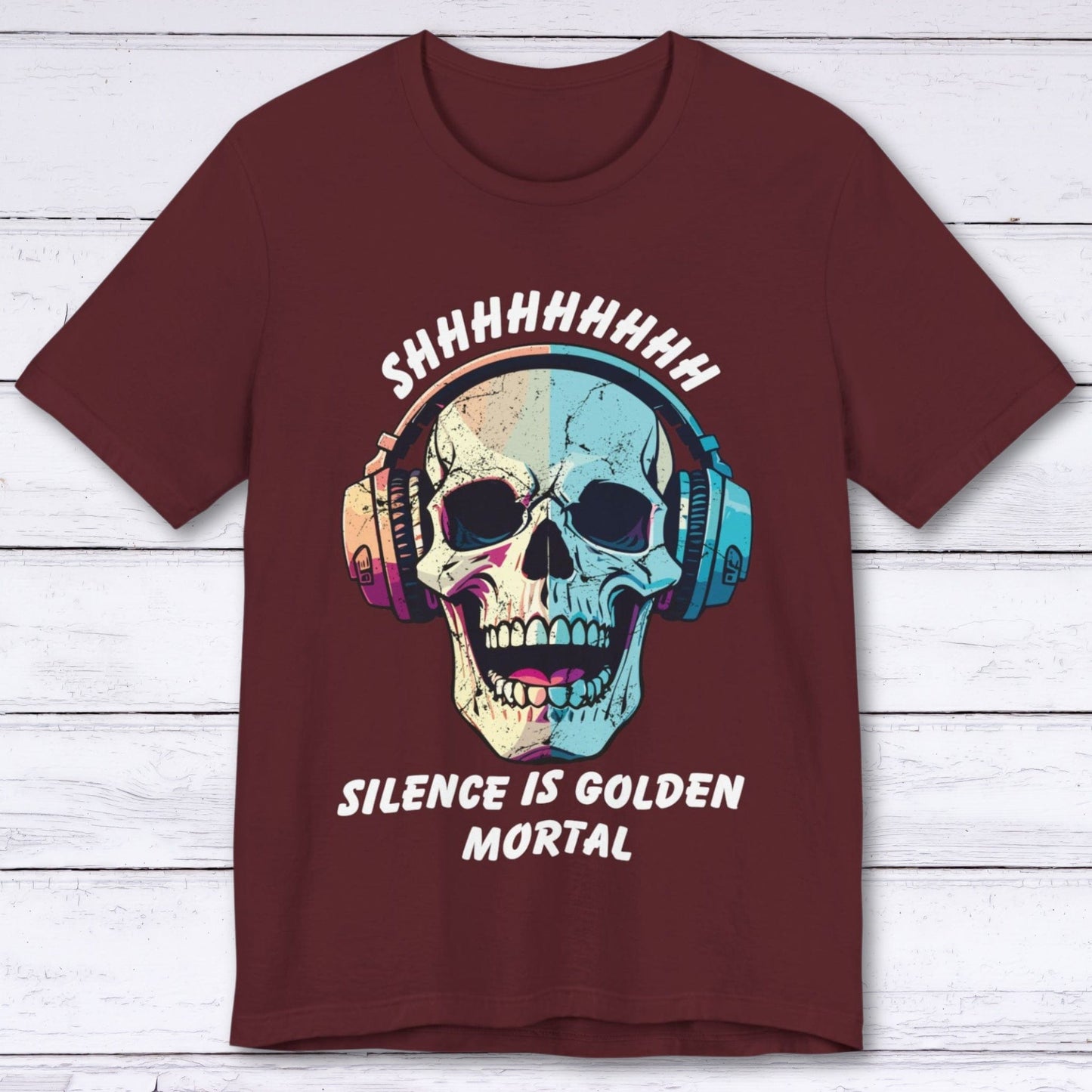 T-Shirt Maroon / S Silence is Golden T-shirt