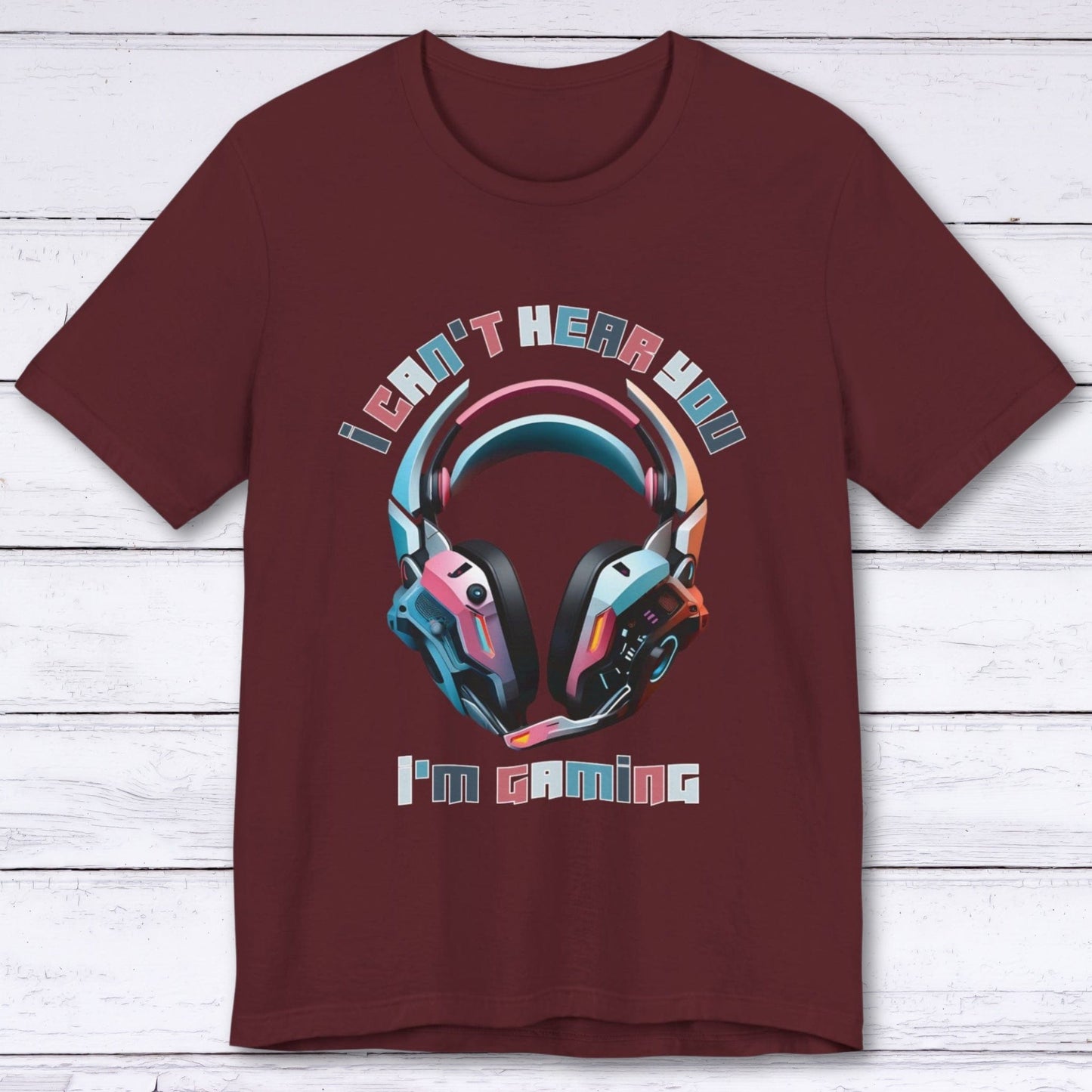 T-Shirt Maroon / S Silent Mode Activated Gamer T-shirt