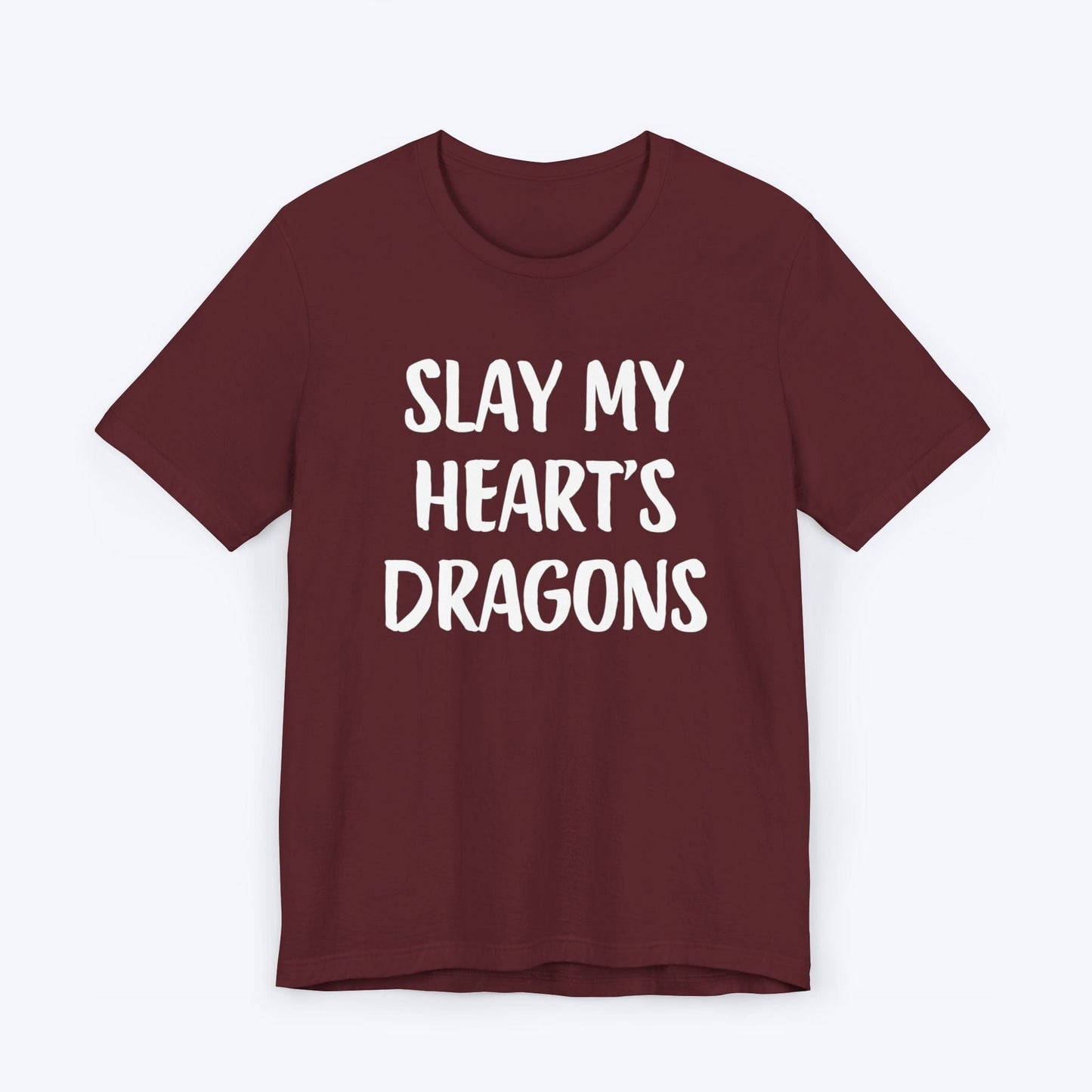 T-Shirt Maroon / S Slay My Heart's Dragons T-shirt