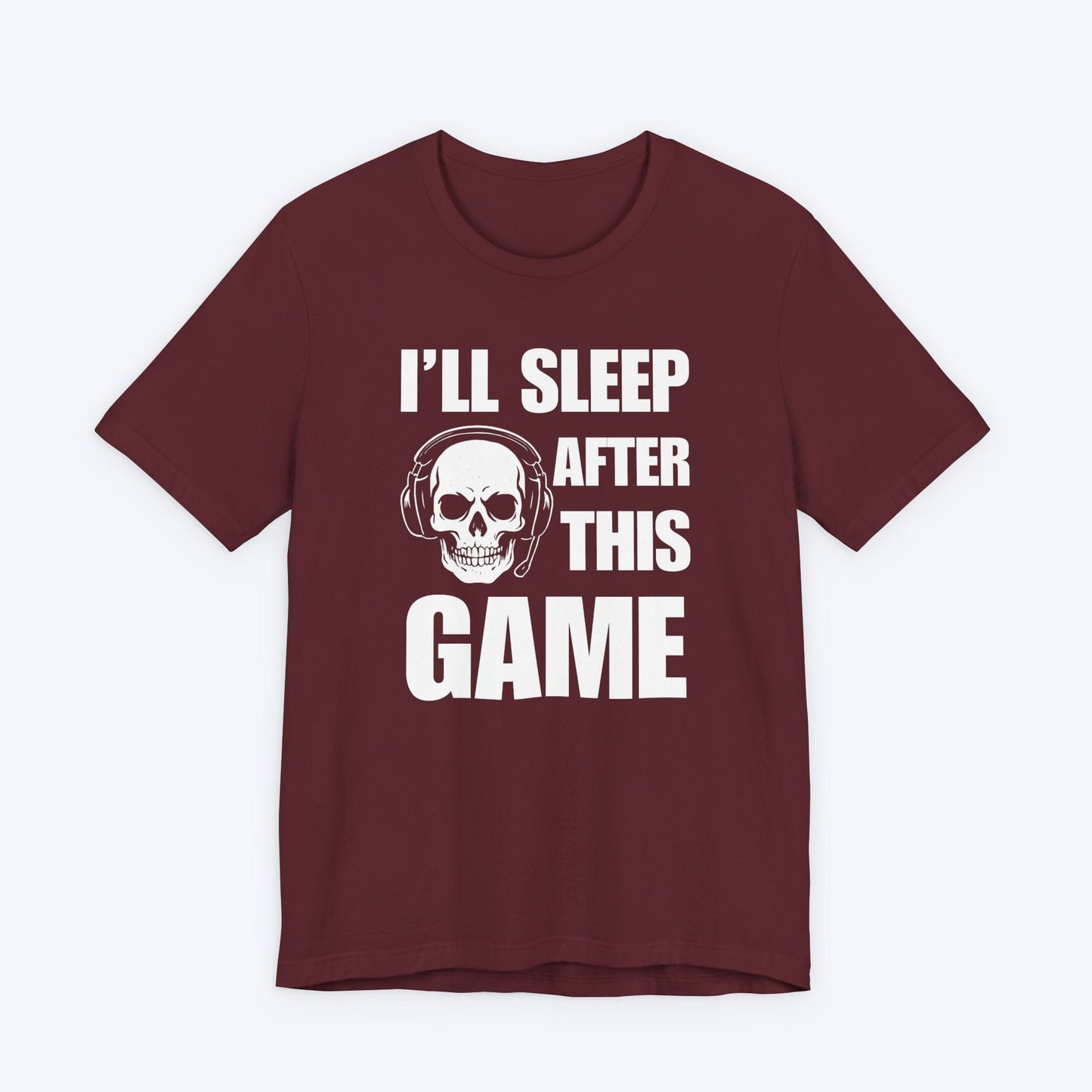 T-Shirt Maroon / S Sleep Can Wait Gamer T-Shirt