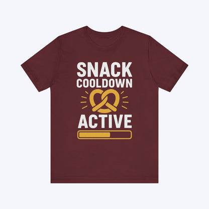 T-Shirt Maroon / S Snack Cooldown Active T-shirt