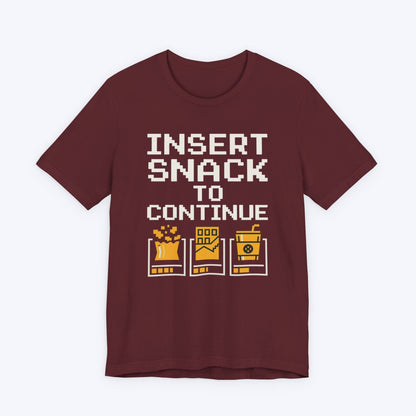 T-Shirt Maroon / S Snack Time T-shirt