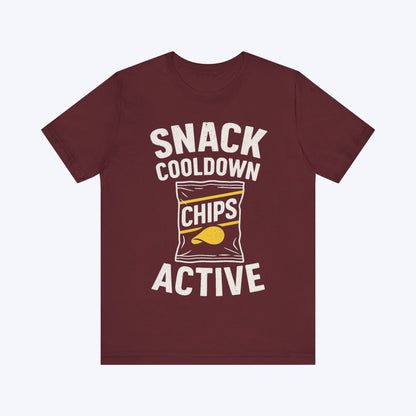 T-Shirt Maroon / S Snackaholic T-shirt