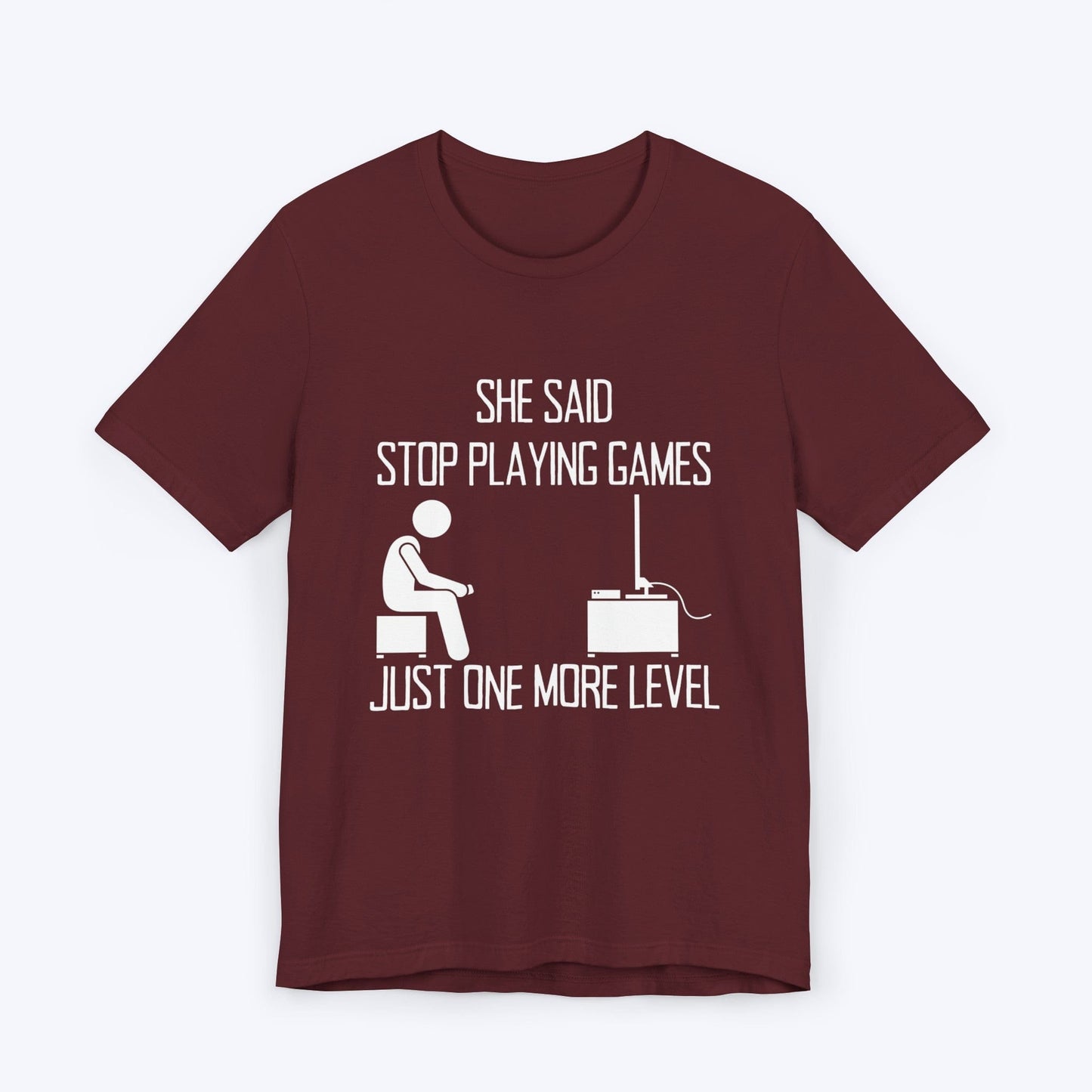 T-Shirt Maroon / S Stop Playing Games T-shirt