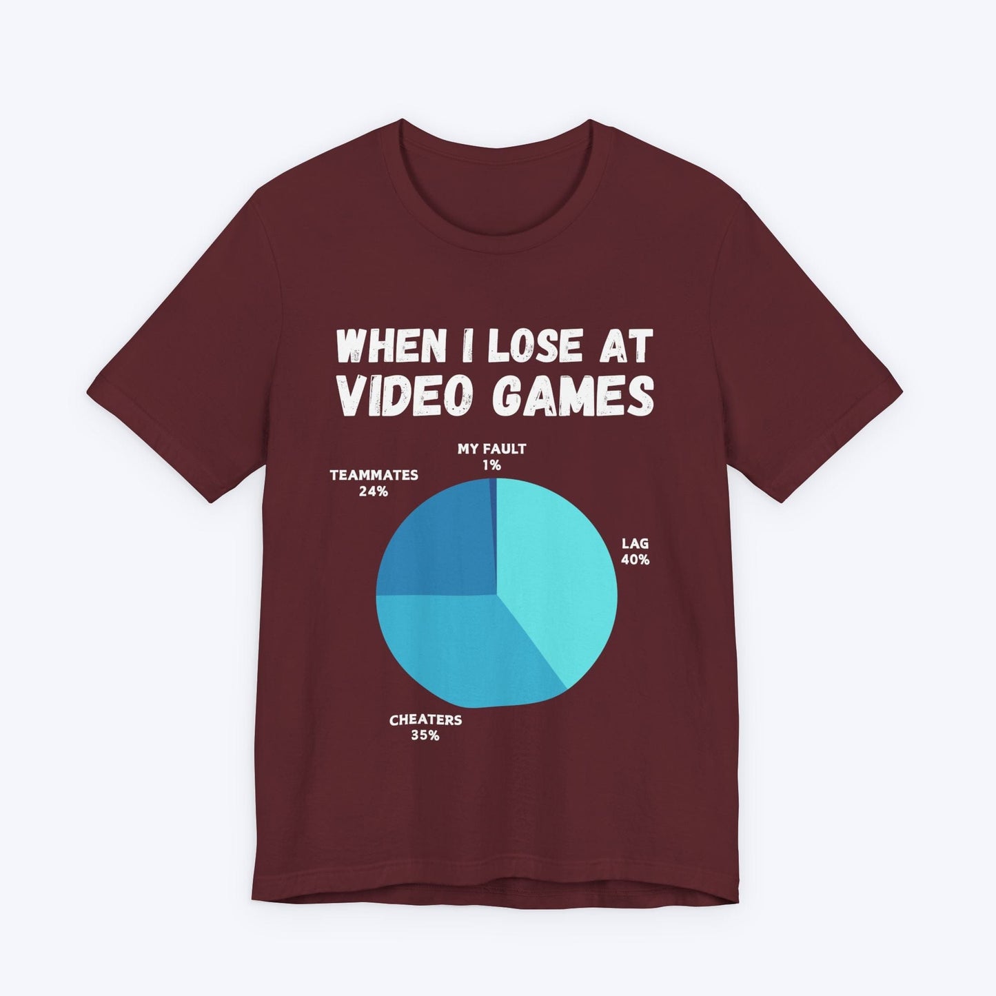 T-Shirt Maroon / S The Chart Speaks for Itself T-shirt