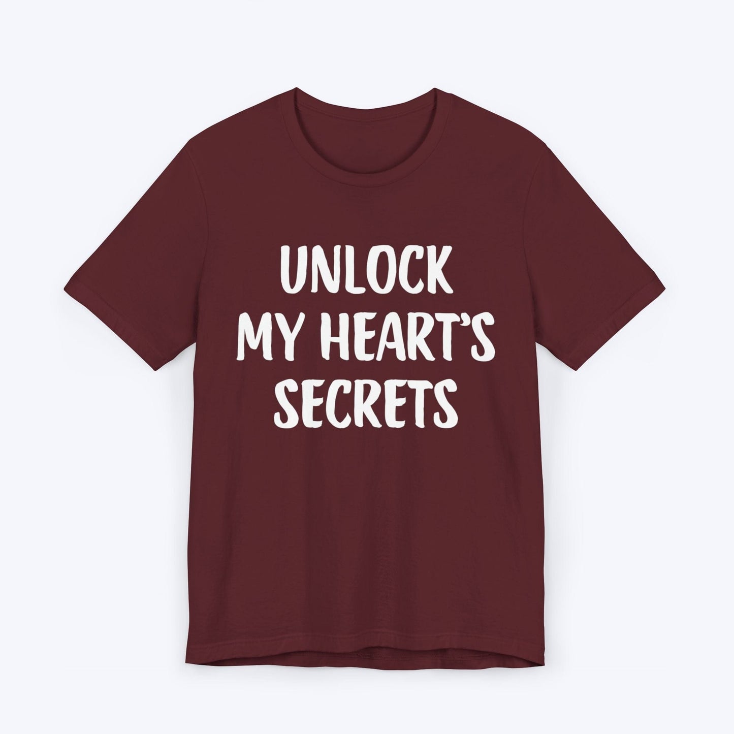 T-Shirt Maroon / S Unlock My Hearts Secrets T-shirt