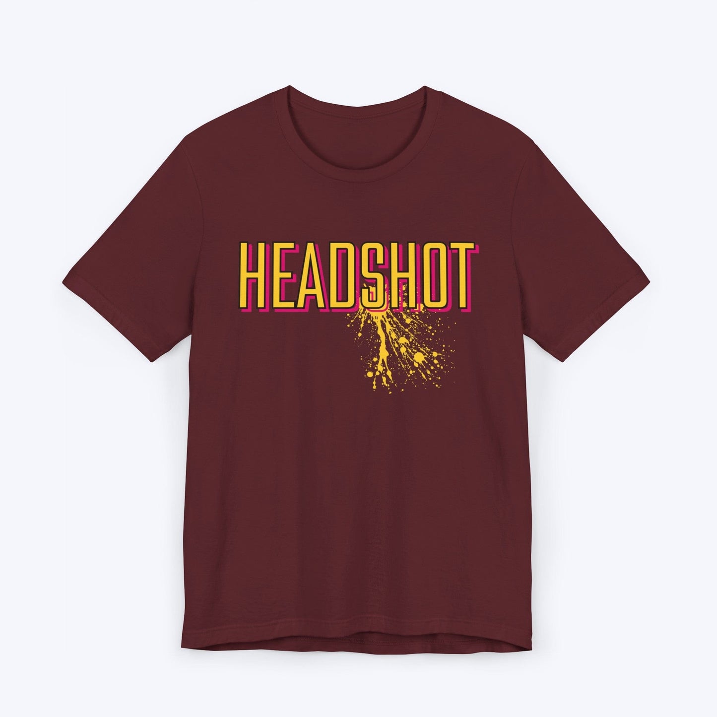 T-Shirt Maroon / S Urban Headshot Graffiti T-shirt