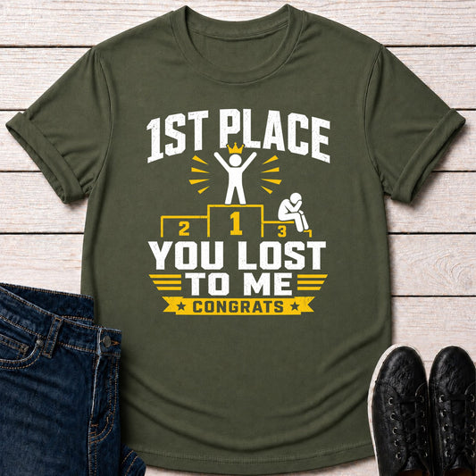 T-Shirt Military Green / S 1st Place T-shirt