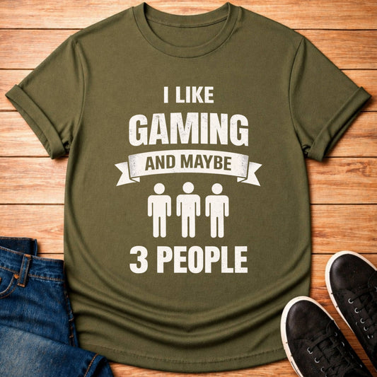 T-Shirt Military Green / S 3 People Limit T-shirt