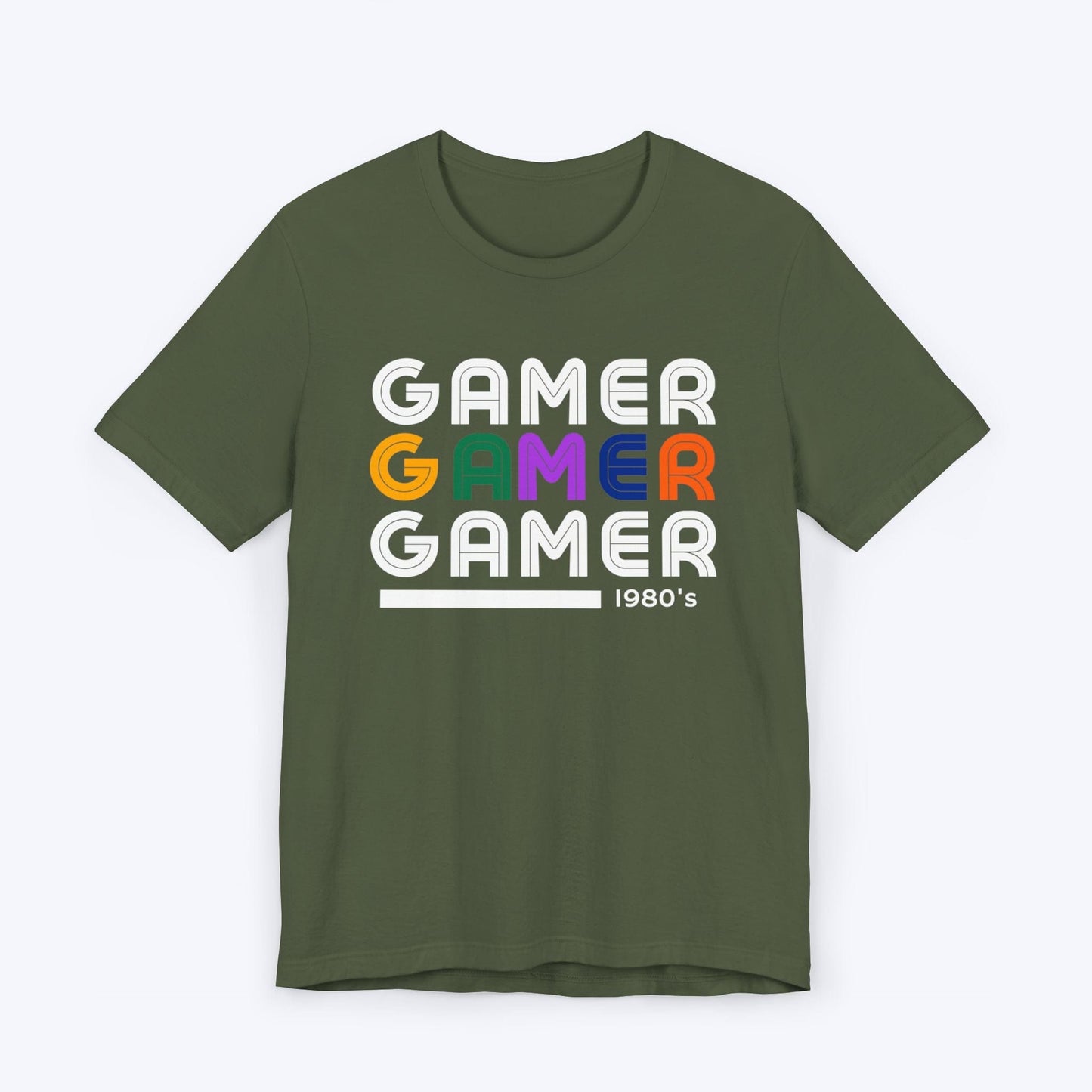 T-Shirt Military Green / S 80's Gamer Flashback T-shirt