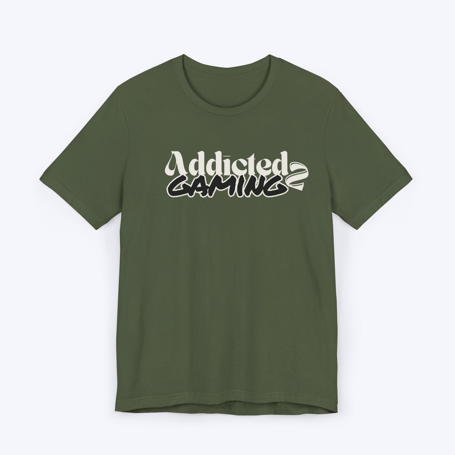 T-Shirt Military Green / S Addicted 2 Gaming T-shirt