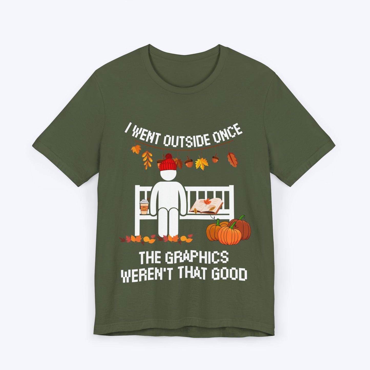 T-Shirt Military Green / S Autumn Chill, Subpar Graphics T-shirt