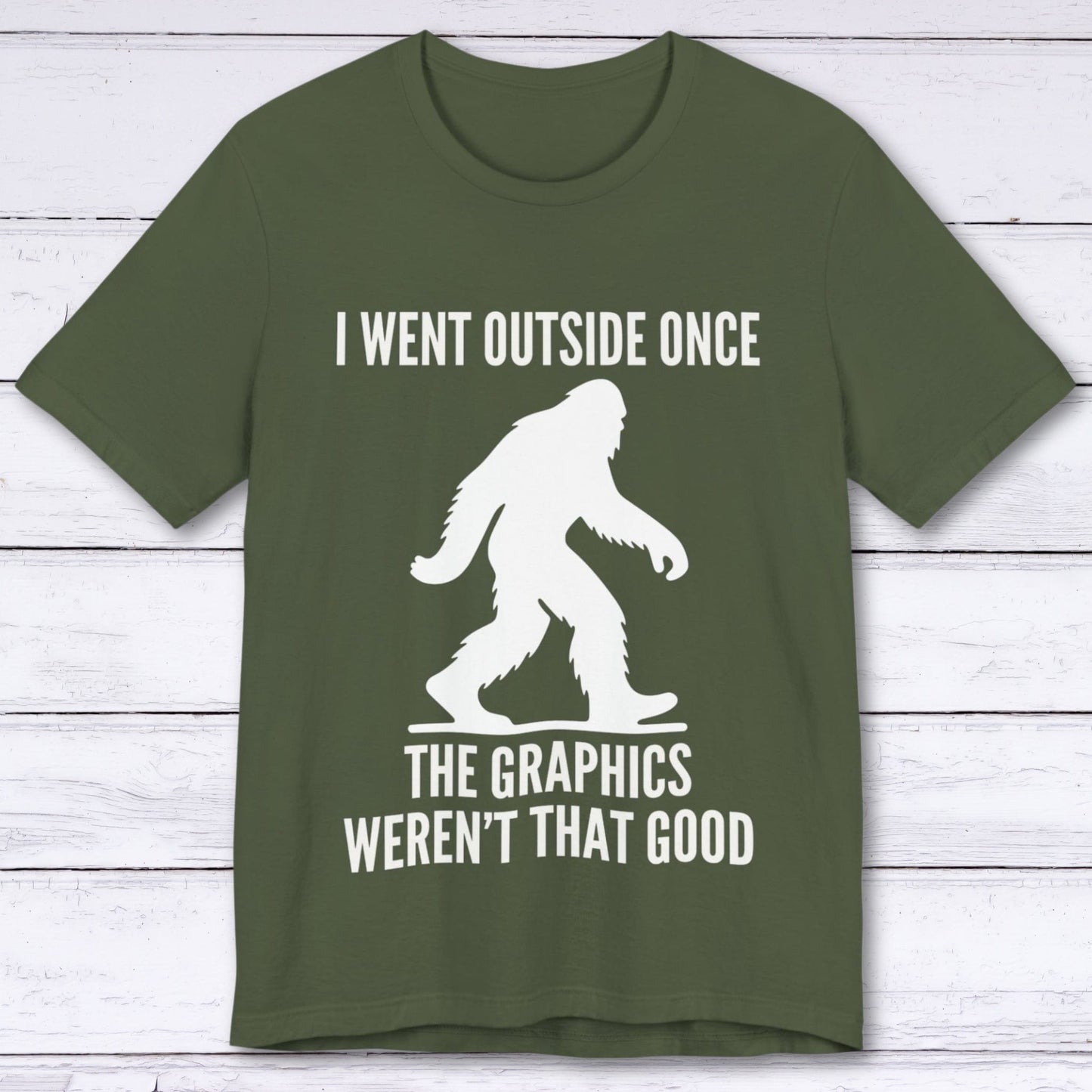 T-Shirt Military Green / S Bigfoot Gamer Review T-shirt