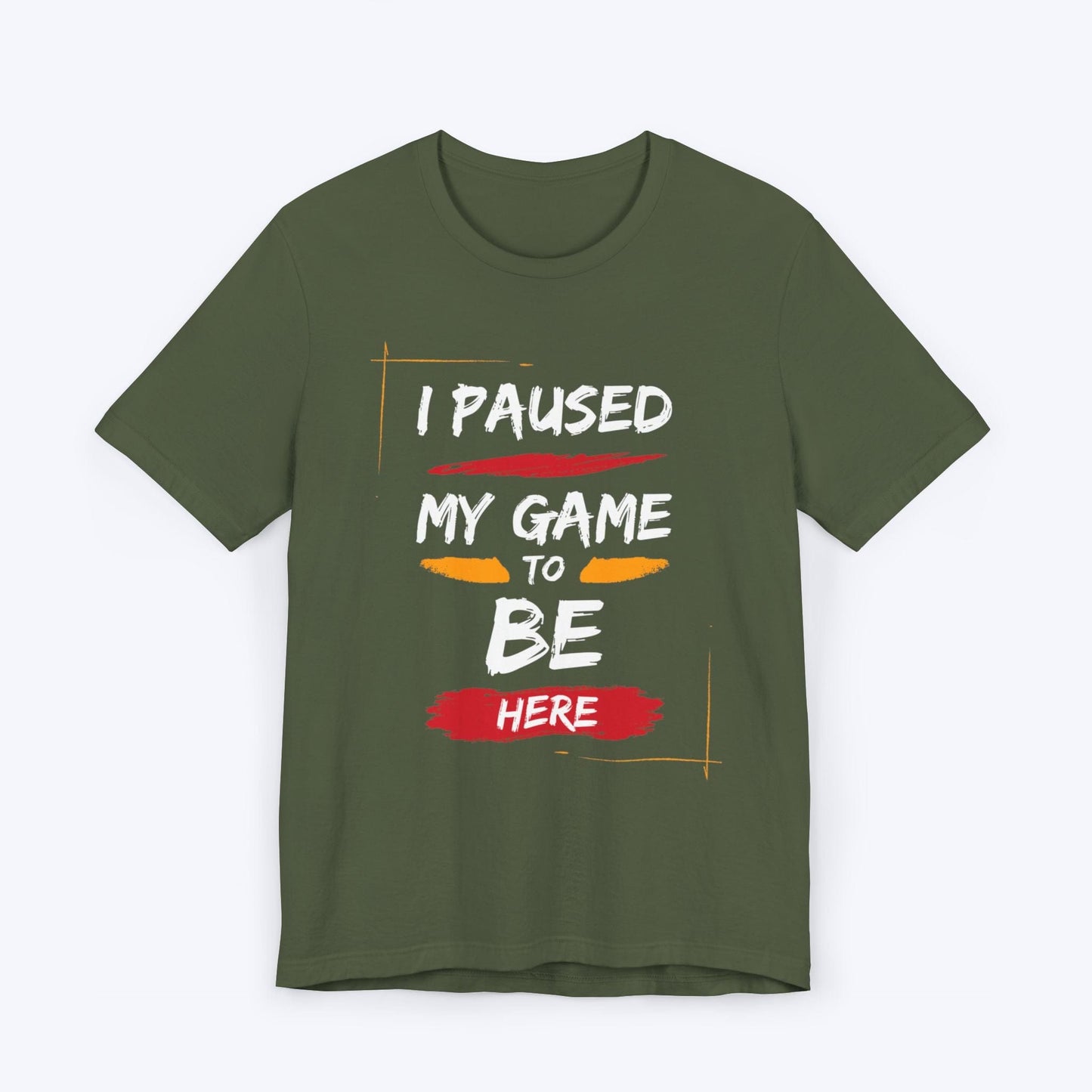 T-Shirt Military Green / S Classic Pause Gaming T-shirt