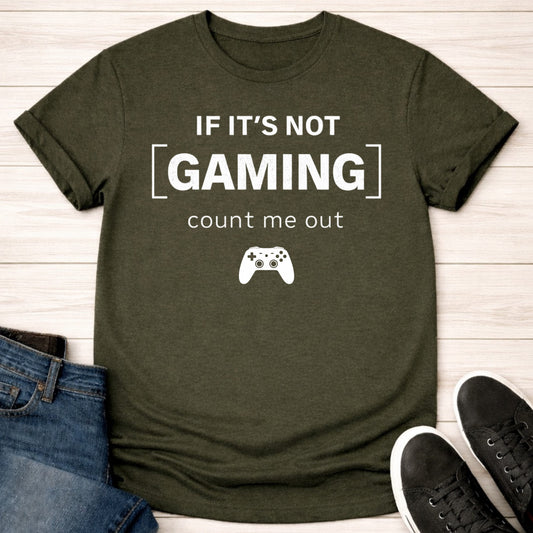T-Shirt Military Green / S Count Me Out T-shirt