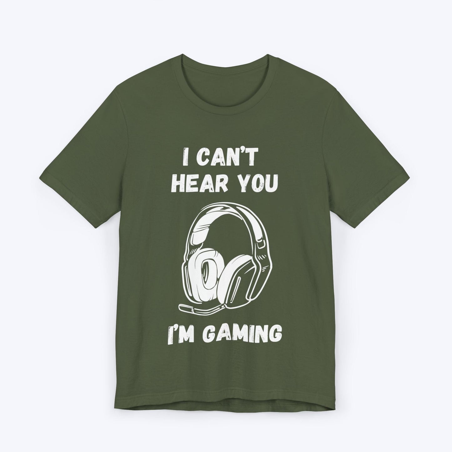 T-Shirt Military Green / S Do Not Disturb: Gamer at Play T-shirt