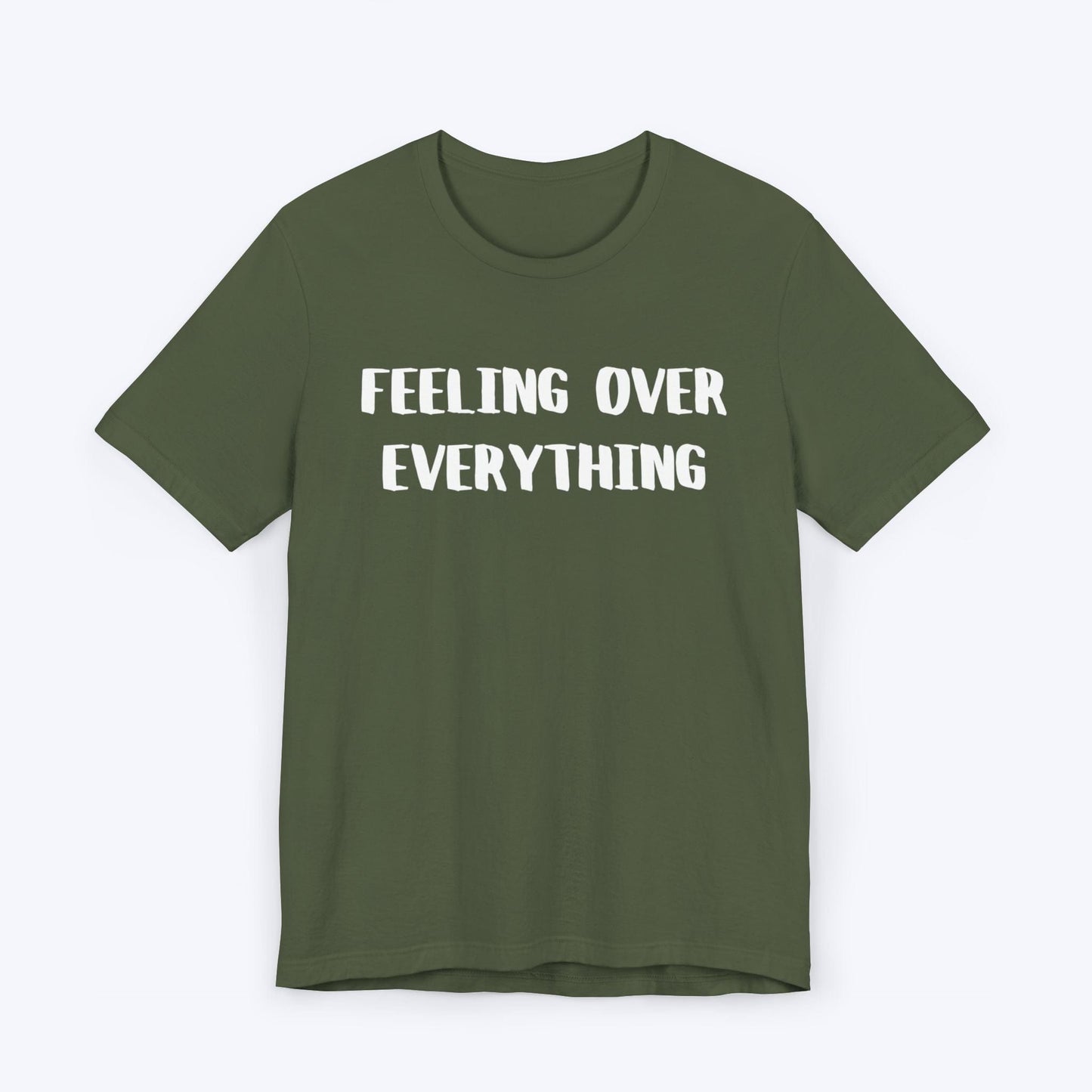 T-Shirt Military Green / S Feelings Over Everything "FOE" T-shirt