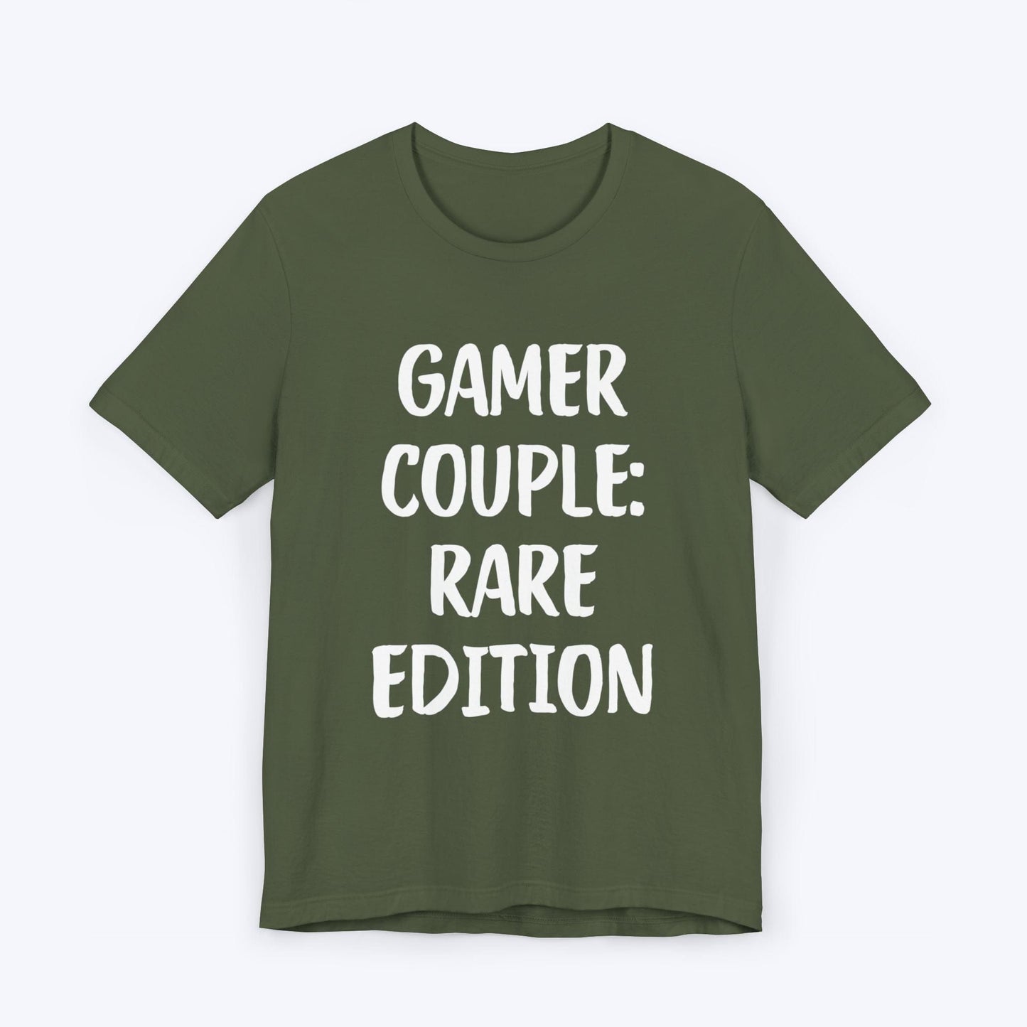 T-Shirt Military Green / S Gamer Couple: Rare Edition T-shirt