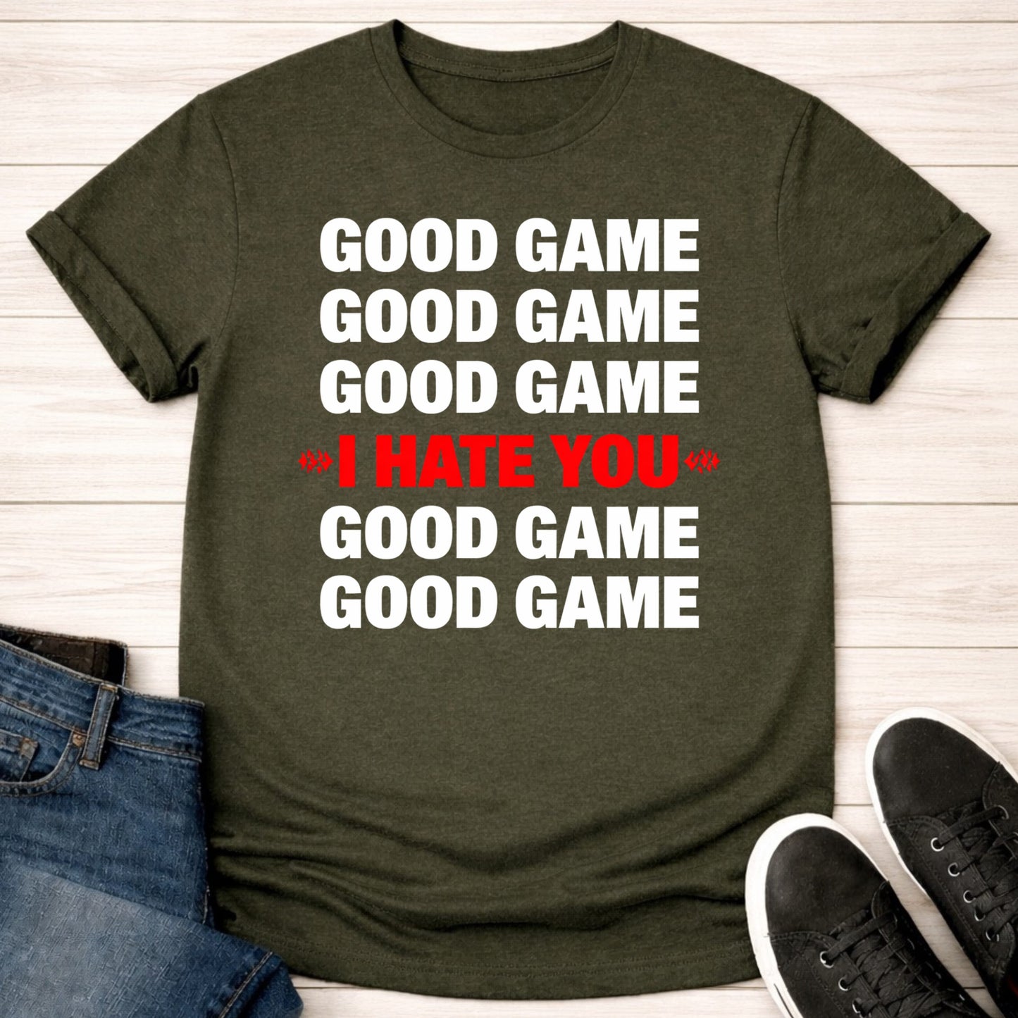 T-Shirt Military Green / S Good Game T-shirt