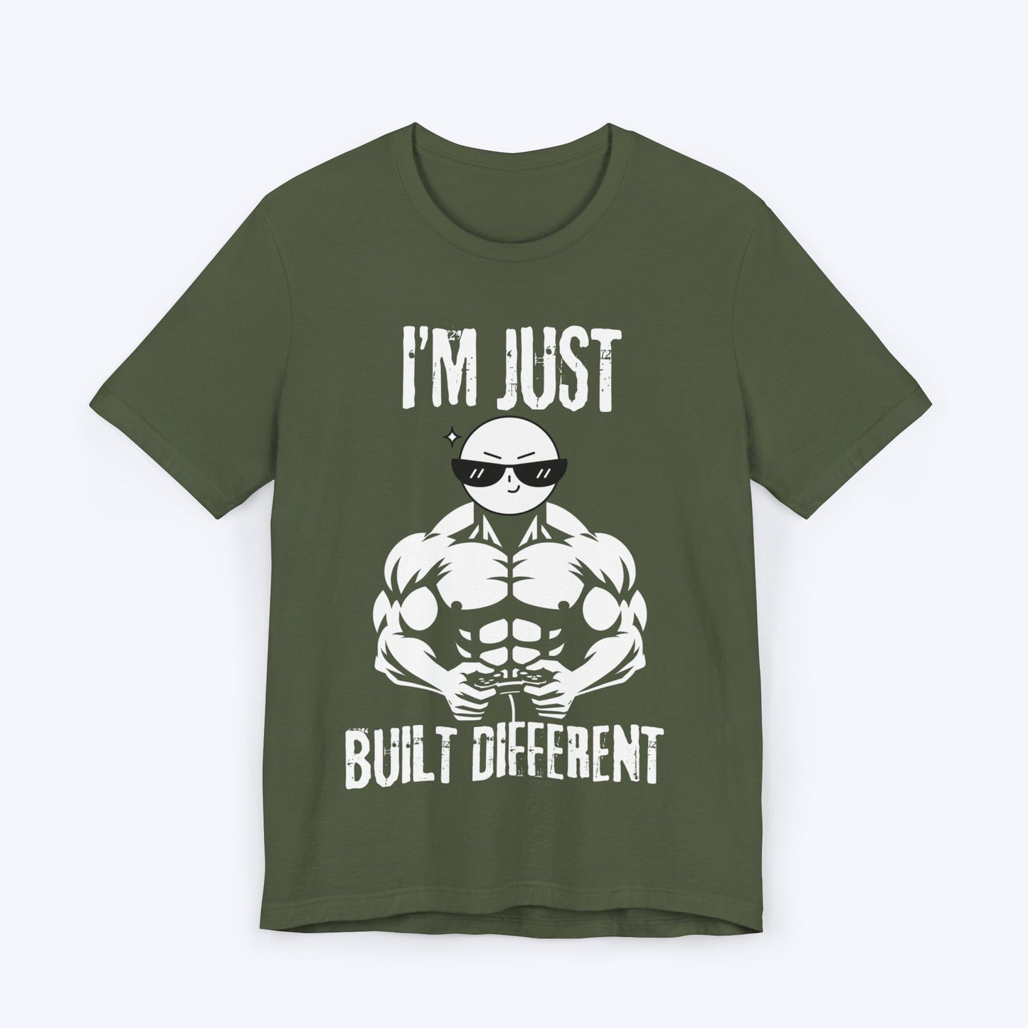 T-Shirt Military Green / S I'm Just Built Different T-shirt