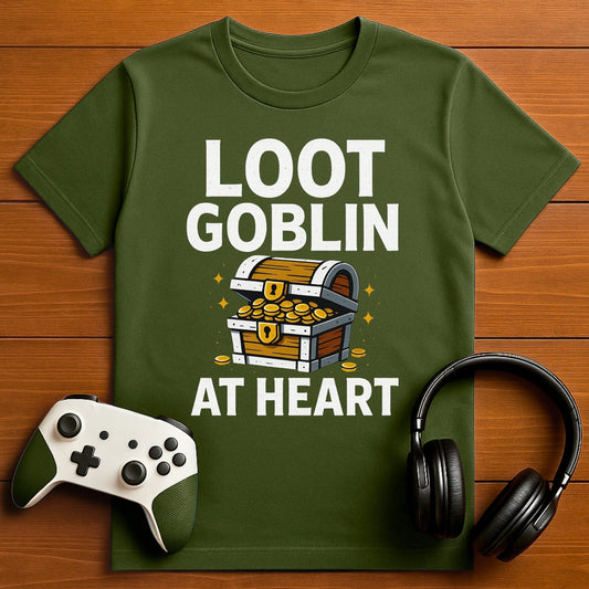 T-Shirt Military Green / S I Play for Loot T-Shirt