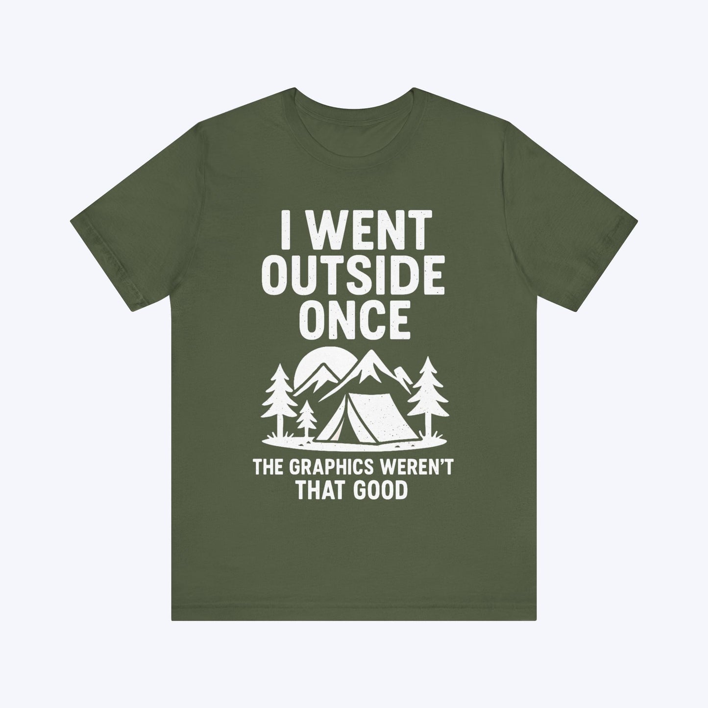 T-Shirt Military Green / S Lag Outside – Retro Gamer T-shirt