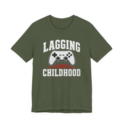 T-Shirt Military Green / S Lagging Since Childhood T-shirt
