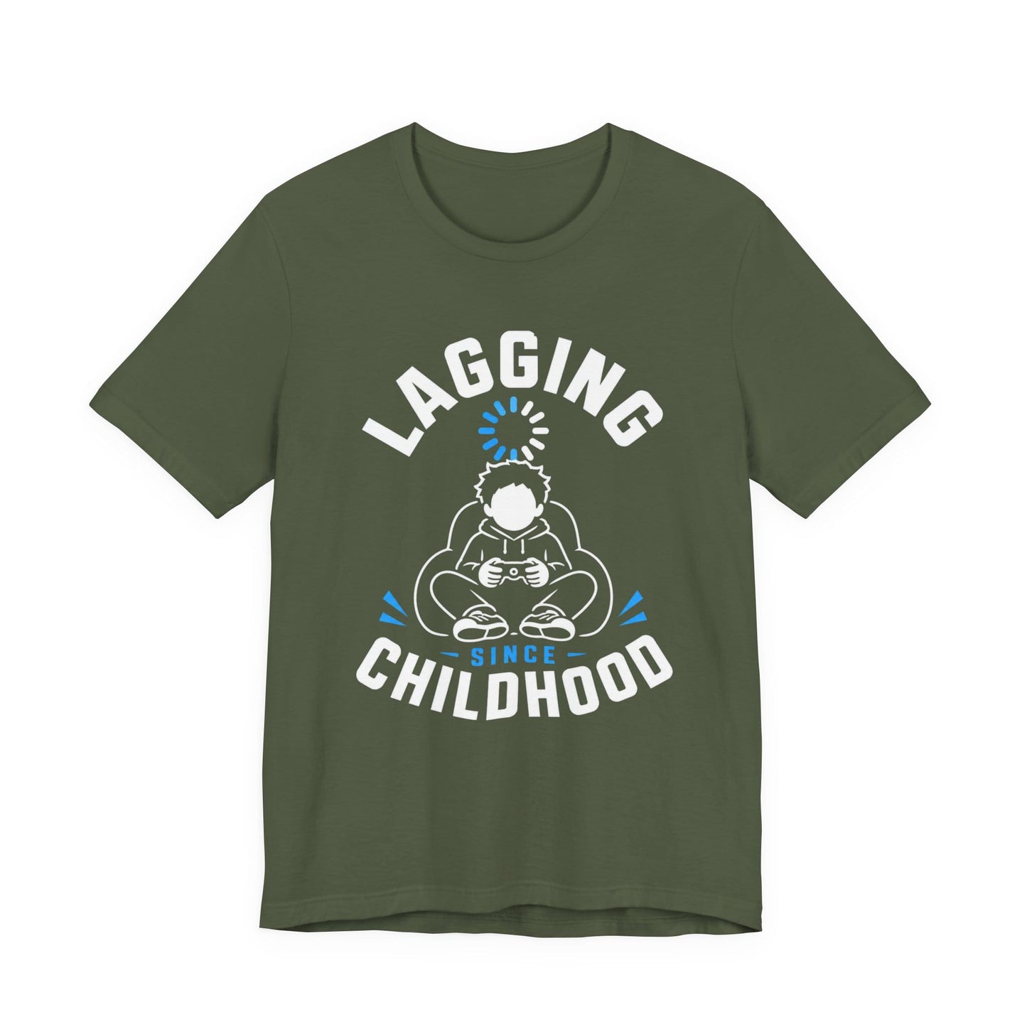 T-Shirt Military Green / S Lagging Since Childhood T-shirt
