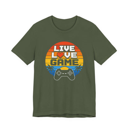 T-Shirt Military Green / S Live Love Game T-shirt