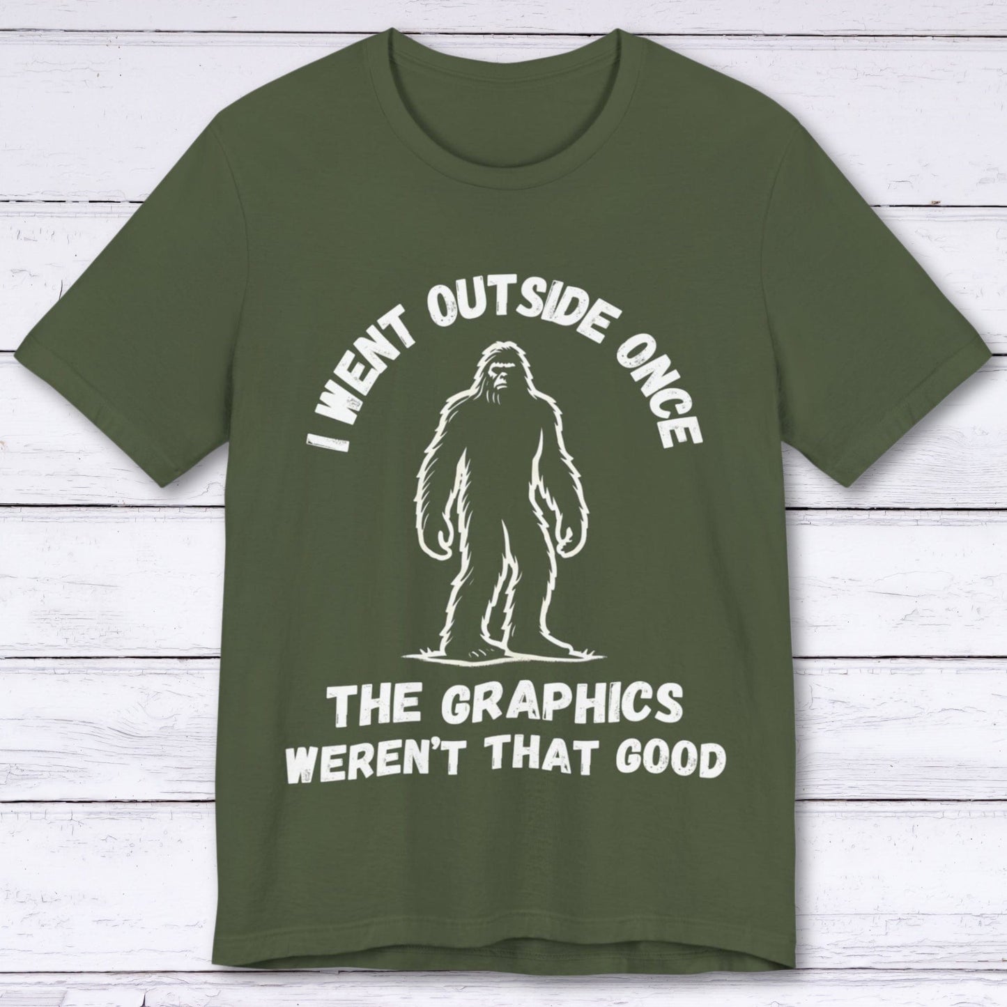 T-Shirt Military Green / S Low-Def Nature T-shirt