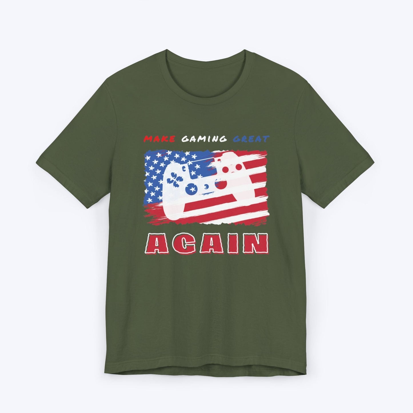 T-Shirt Military Green / S Make Gaming Great Again T-shirt