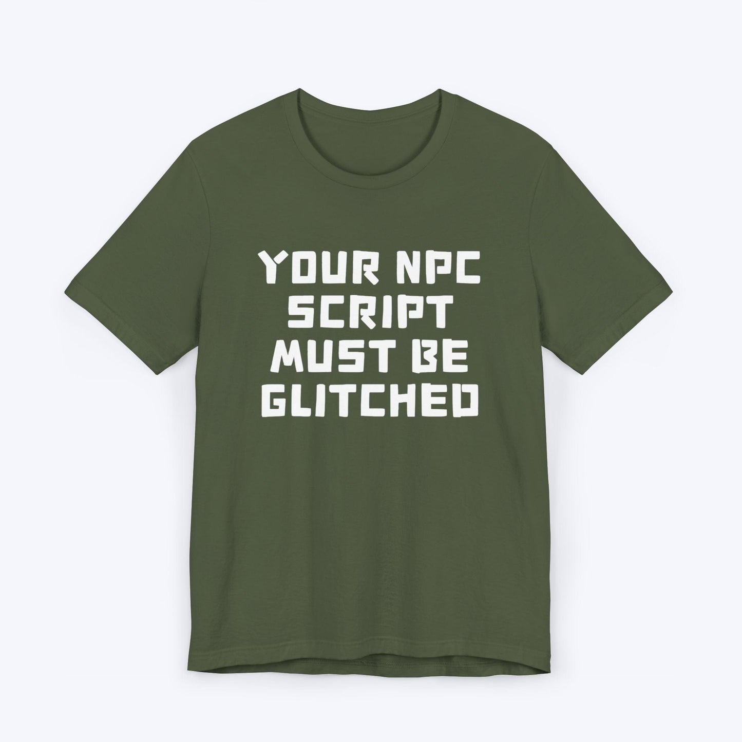 T-Shirt Military Green / S NPC Glitching "Gamer" T-shirt