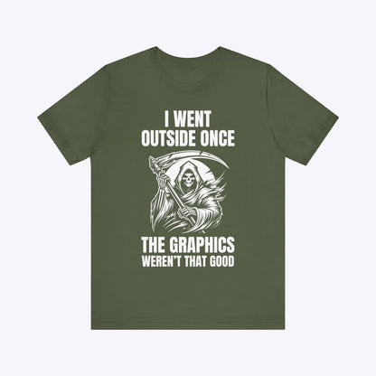 T-Shirt Military Green / S Outside Looked Dead T-shirt