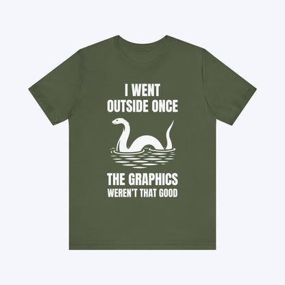 T-Shirt Military Green / S Outside: Zero Nessie Sightings T-shirt