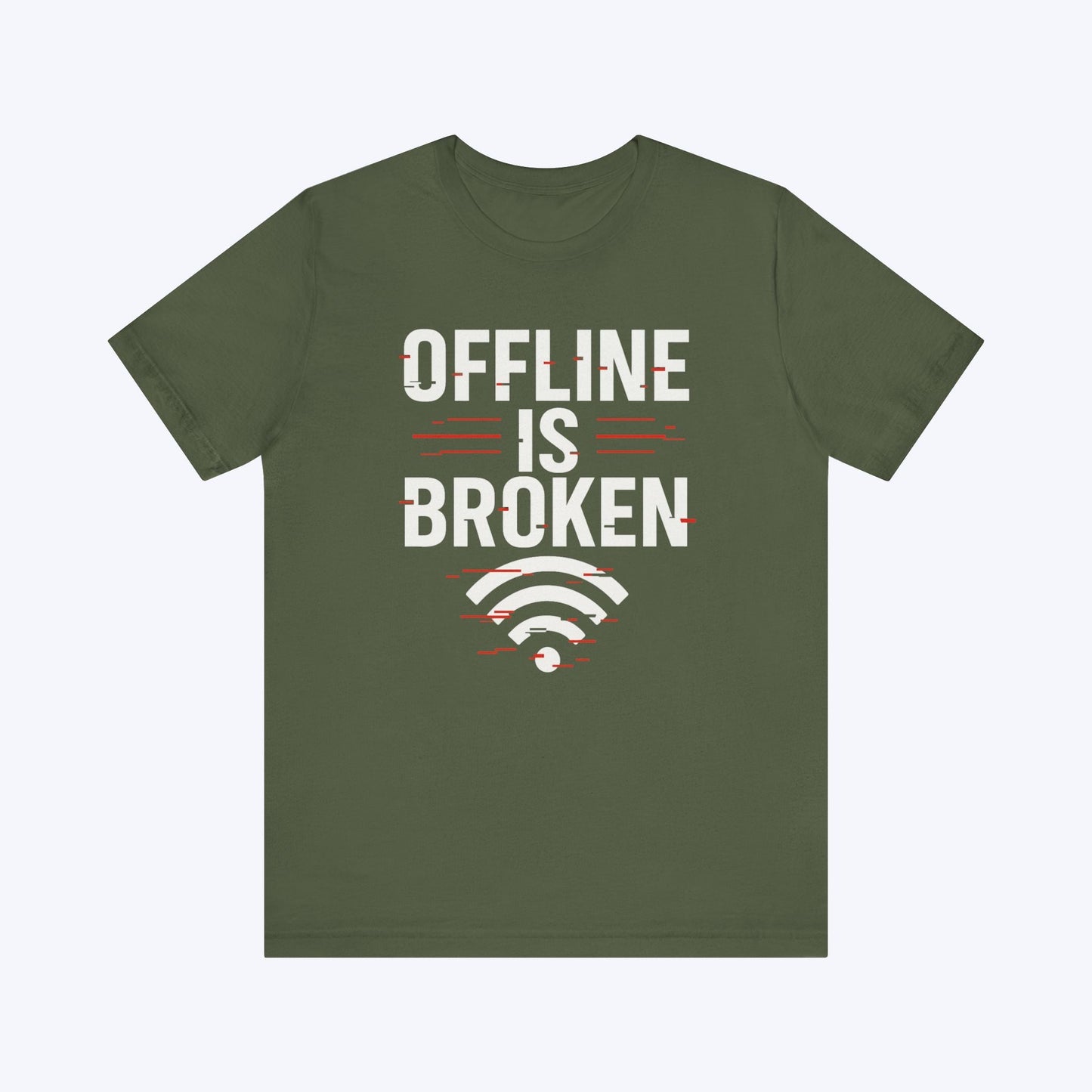 T-Shirt Military Green / S Put Me Back Online T-shirt