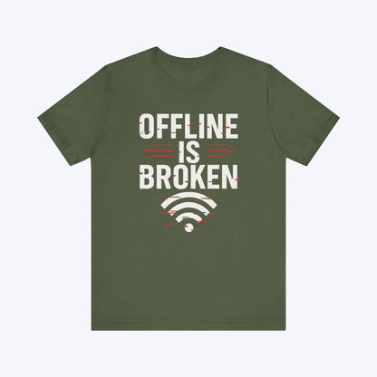T-Shirt Military Green / S Put Me Back Online T-shirt