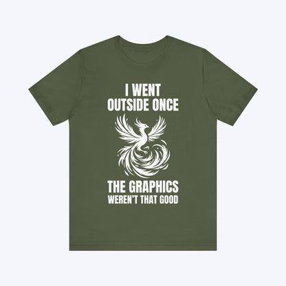 T-Shirt Military Green / S Respawn Indoors for Better Vibes T-shirt
