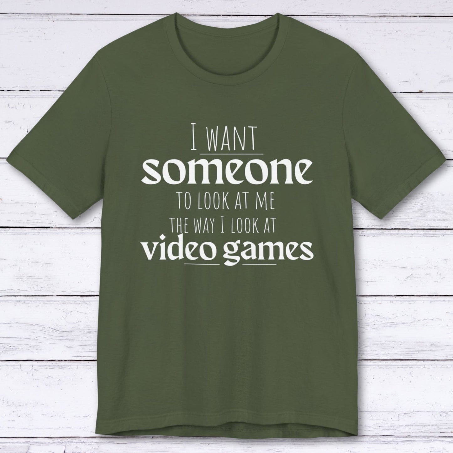 T-Shirt Military Green / S Romance in High Resolution T-shirt