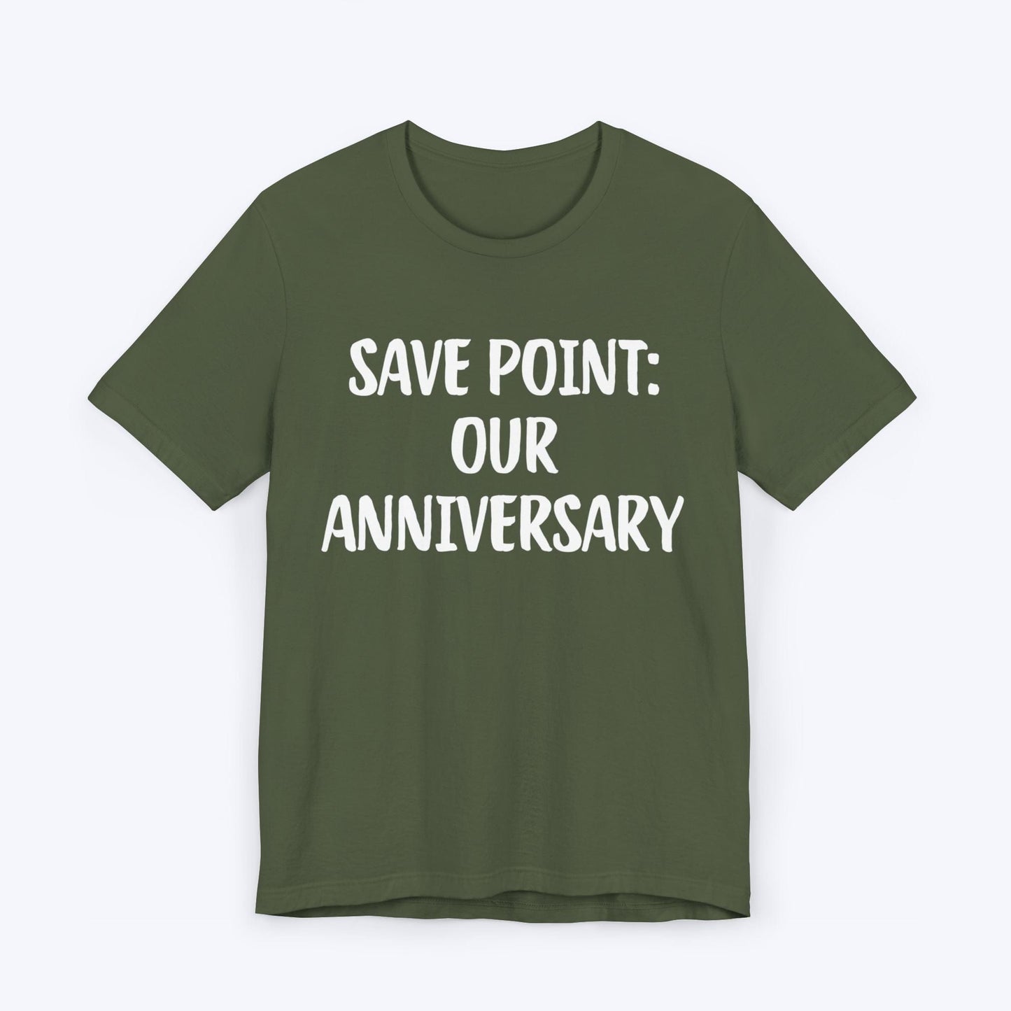 T-Shirt Military Green / S Save Point: Our Anniversary T-shirt