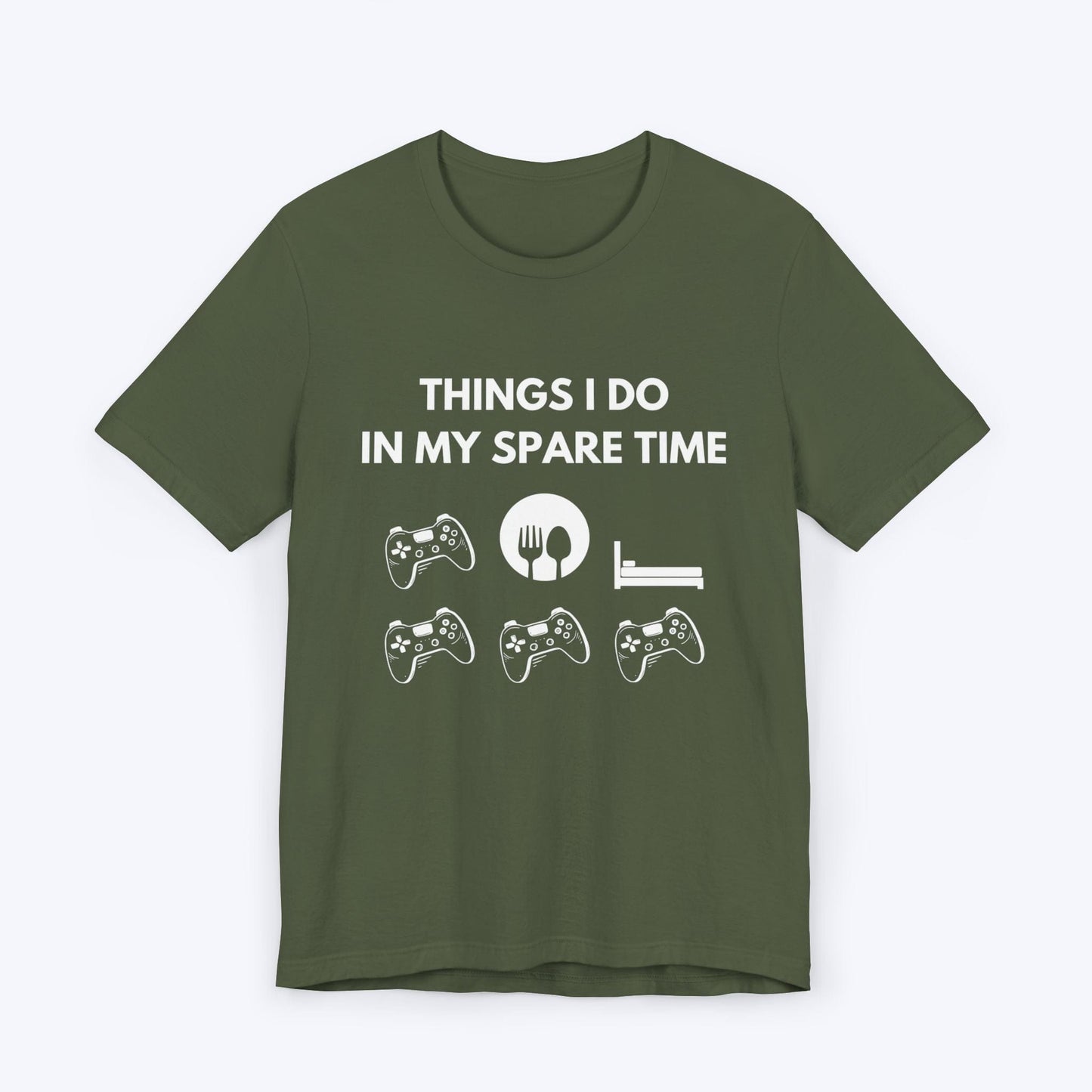 T-Shirt Military Green / S Things I Do In My Spare Time T-shirt