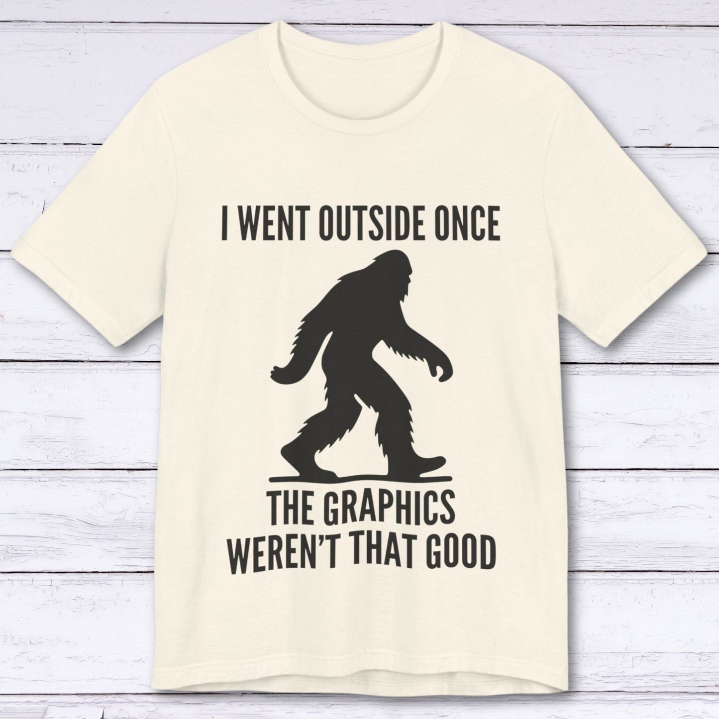 T-Shirt Natural / S Bigfoot Gamer Review T-shirt