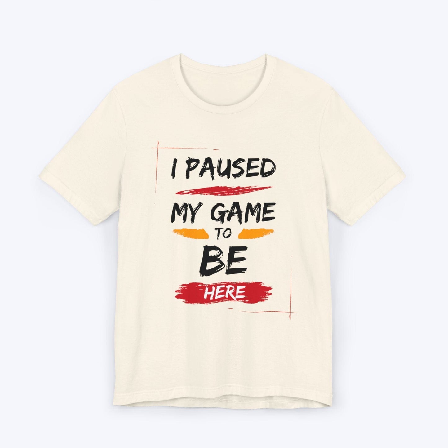 T-Shirt Natural / S Classic Pause Gaming T-shirt