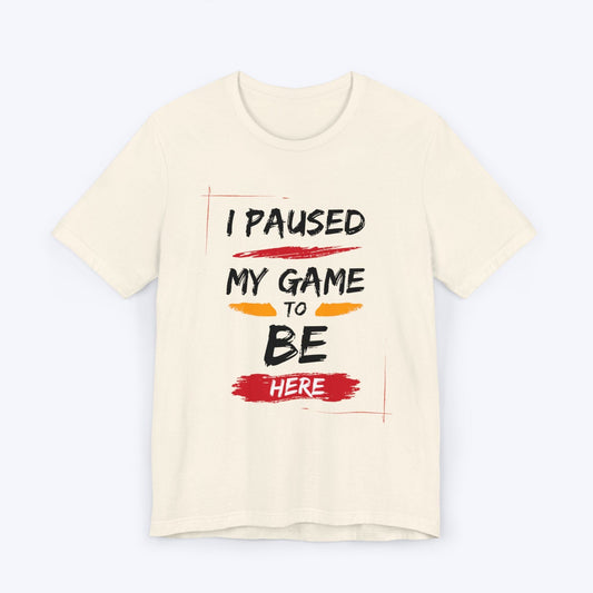 T-Shirt Natural / S Classic Pause Gaming T-shirt