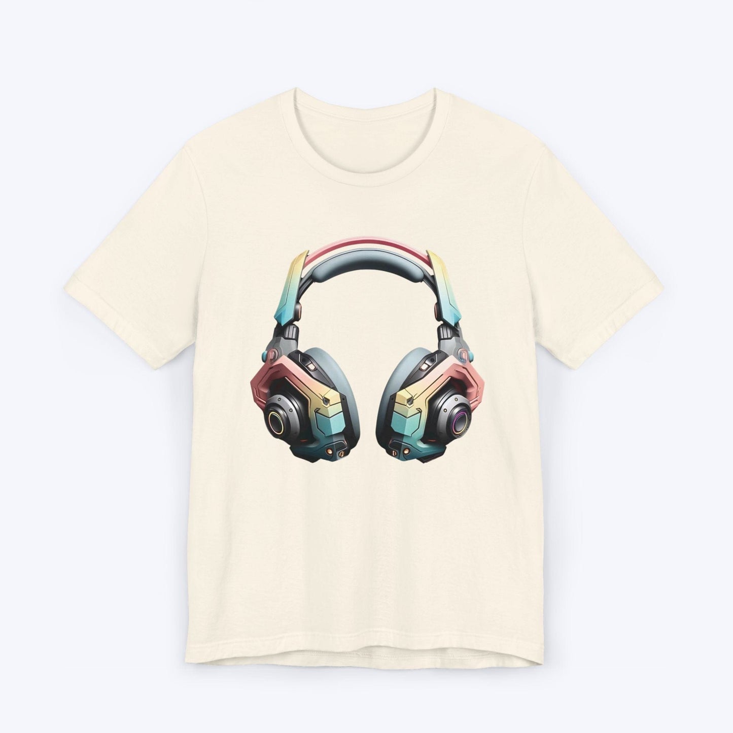 T-Shirt Natural / S Cyber Echo Gaming Headset T-shirt